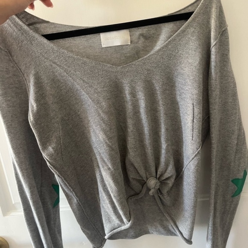 ZADIG AND VOLTAIRE STAR ELBOW SWEATER​​​